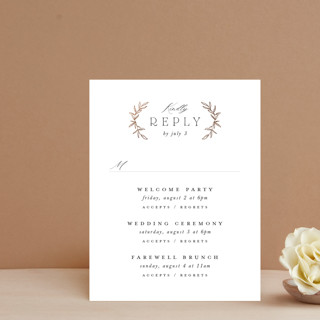 Tradition Foil-Pressed Multi-Event RSVP Cards