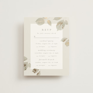 Sonnet Foil-Pressed Multi-Event RSVP Cards