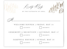 Peaks Foil-Pressed Multi-Event RSVP Cards