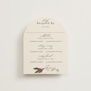 Delicate Foil-Pressed Multi-Event RSVP Cards