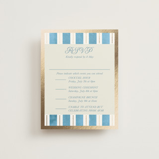 Knightsbridge Foil-Pressed Multi-Event RSVP Cards