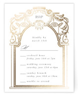 Mirror Foil-Pressed Multi-Event RSVP Cards