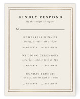 Hansen Foil-Pressed Multi-Event RSVP Cards
