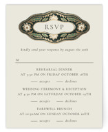 Frame Foil-Pressed Multi-Event RSVP Cards