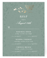 Southern Romance Foil-Pressed Multi-Event RSVP Cards