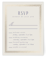 Tiled Romance Foil-Pressed Multi-Event RSVP Cards