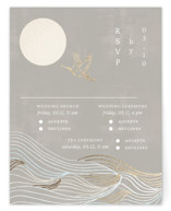Foil-Pressed Multi-Event RSVP Cards