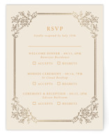 Marigold Foil-Pressed Multi-Event RSVP Cards