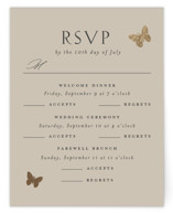 Foil-Pressed Multi-Event RSVP Cards