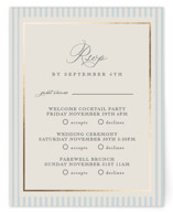 Foil-Pressed Multi-Event RSVP Cards
