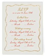 Chantilly Foil-Pressed Multi-Event RSVP Cards