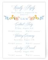 Everlasting Romance Foil-Pressed Multi-Event RSVP Cards