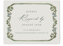 grandeur Foil-Pressed RSVP Online Enclosure Cards