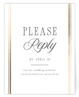 Foil-Pressed RSVP Online Enclosure Cards