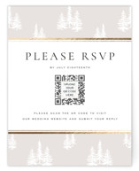 Foil-Pressed RSVP Online Enclosure Cards