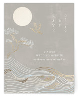 Asahi Foil-Pressed RSVP Online Enclosure Cards