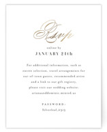 Foil-Pressed RSVP Online Enclosure Cards