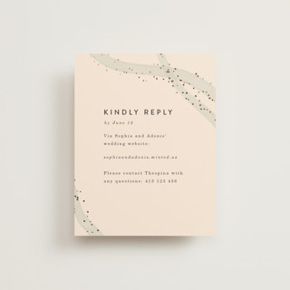 Stefana Foil-Pressed RSVP Online Enclosure Cards