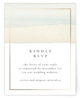 Contemplate Foil-Pressed RSVP Online Enclosure Cards
