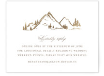 Colorado Foil-Pressed RSVP Online Enclosure Cards