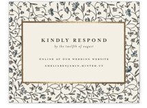 Hansen Foil-Pressed RSVP Online Enclosure Cards