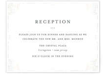 Foil Frame Gloss-Press® Reception Card