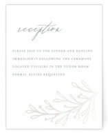Simply Elegant Gloss-Press® Reception Card