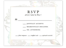 Gilded Bloom Gloss-Press® RSVP Cards