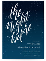 The Night Before Rehearsal Dinner Invitations