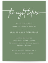Lilt Rehearsal Dinner Invitations