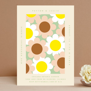 Daisy Date Rehearsal Dinner Invitations