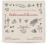 Let’s Feast! Rehearsal Dinner Invitations