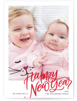 A Hand Lettered Christmas Christmas Photo Cards