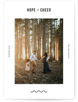 Bold Modern Christmas Photo Cards