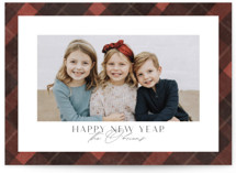 Buffalo Check Christmas Photo Cards