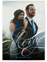 Elegant Joy Christmas Photo Cards