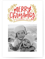 Merry Little Branches Christmas Photo Cards