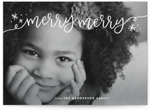 Double Merry Christmas Photo Cards