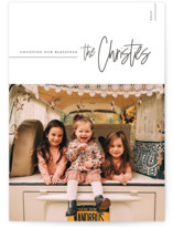 MODERN EDIT Christmas Photo Cards