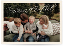 Wonderful Christmas Time Christmas Photo Cards