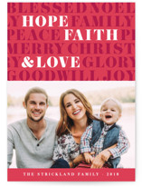 All Good Words Christmas Photo Cards