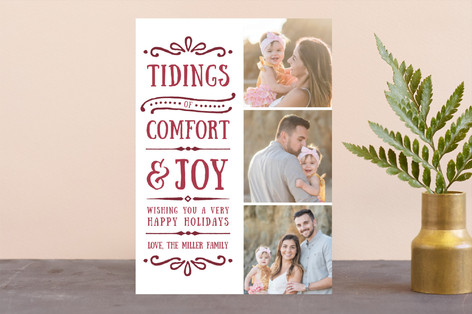 Comfort + Joy Christmas Photo Cards