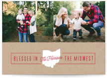 Blessed Midwest Christmas Photo Cards