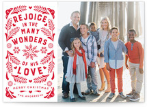 festive picado Christmas Photo Cards