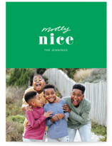 Almost Nice Christmas Photo Cards