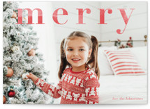 merry merry Christmas Photo Cards