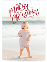 A Hand Lettered Christmas Christmas Photo Cards