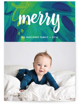 Painted Joy Christmas Photo Cards