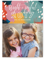 Bright and Joyful New Year Photo Cards