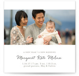 a new blessing New Year Photo Cards